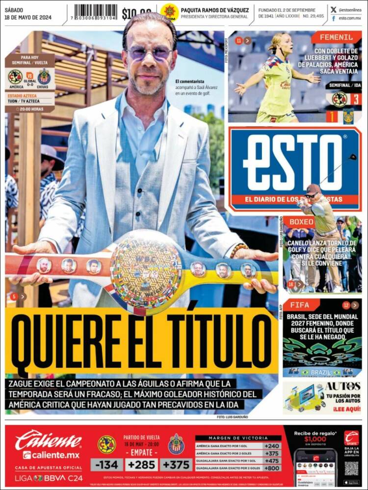 Portada de Esto (M&eacute;xico)