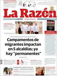 Portada de La Razón (M&eacute;xico)