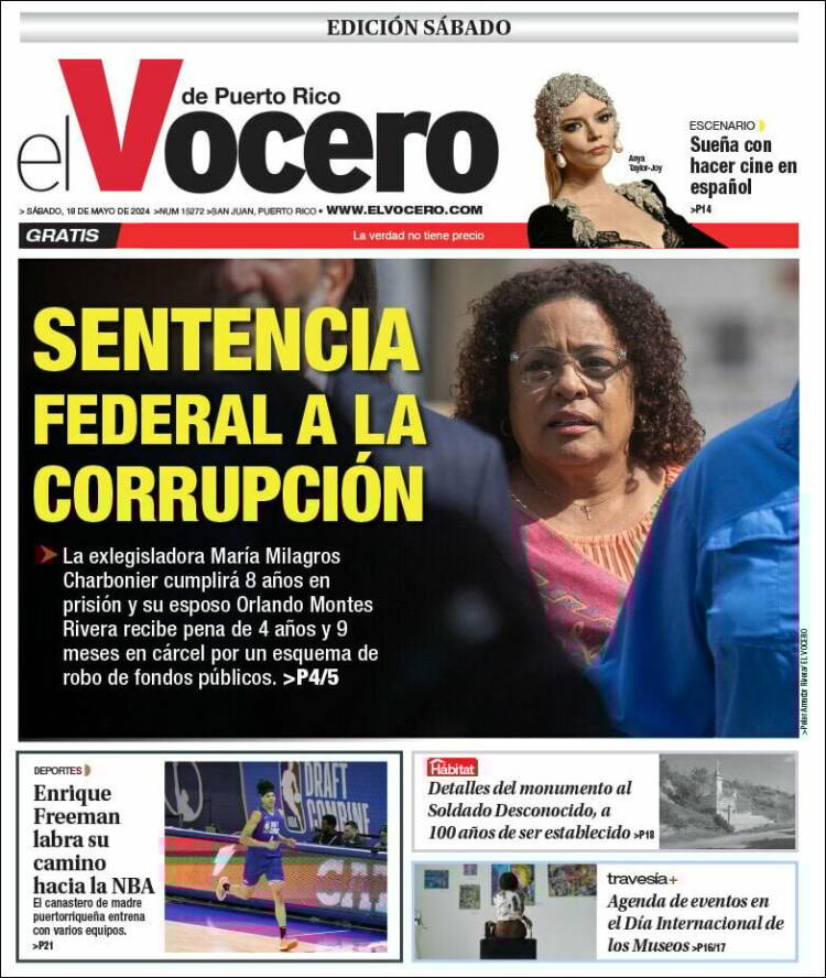 Portada de Vocero (Puerto Rico)