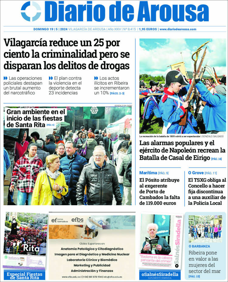 Portada de Diario de Arousa (España)