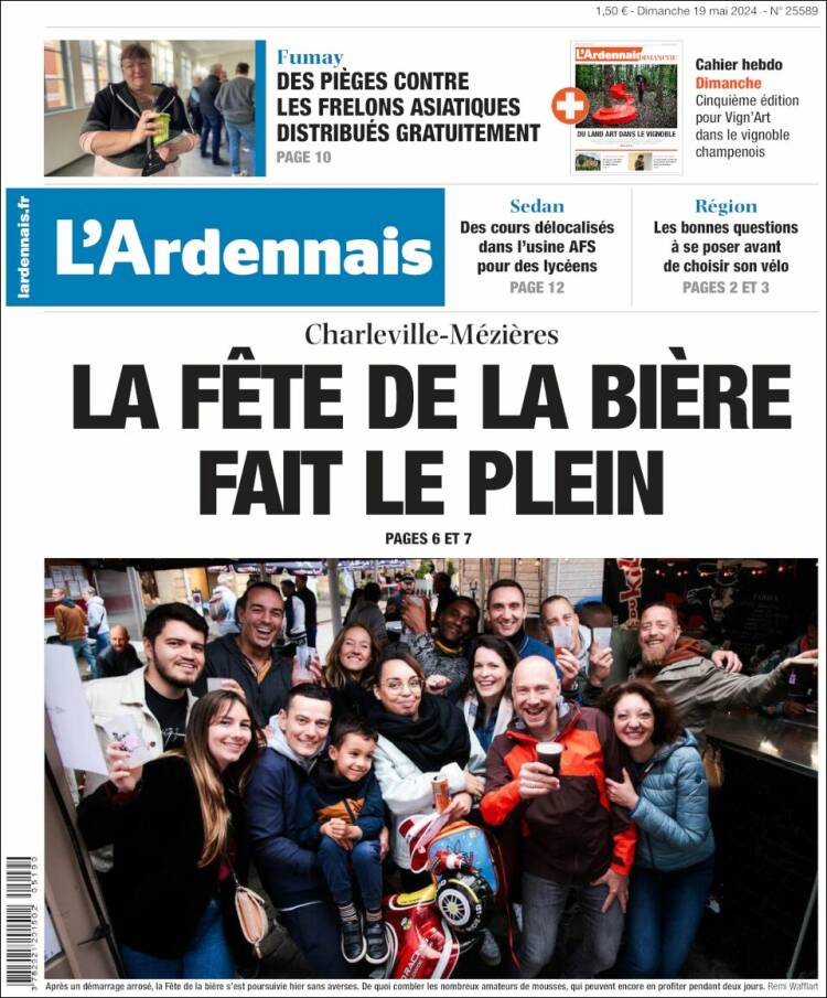 Portada de L'Ardenais (Francia)