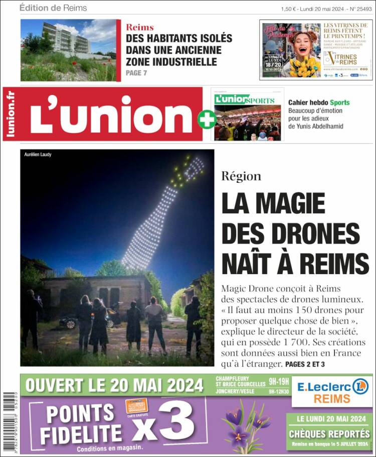 Portada de L'Union (Francia)