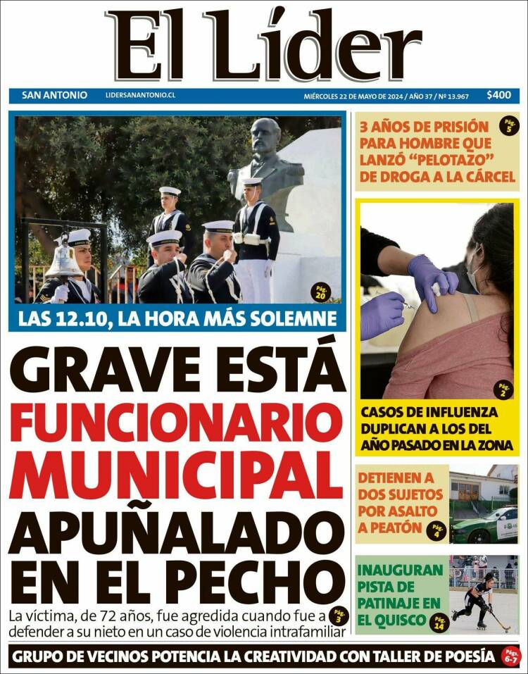 Portada de Lider de San Antonio (Chile)