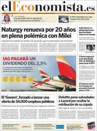 Portada de El Economista (España)