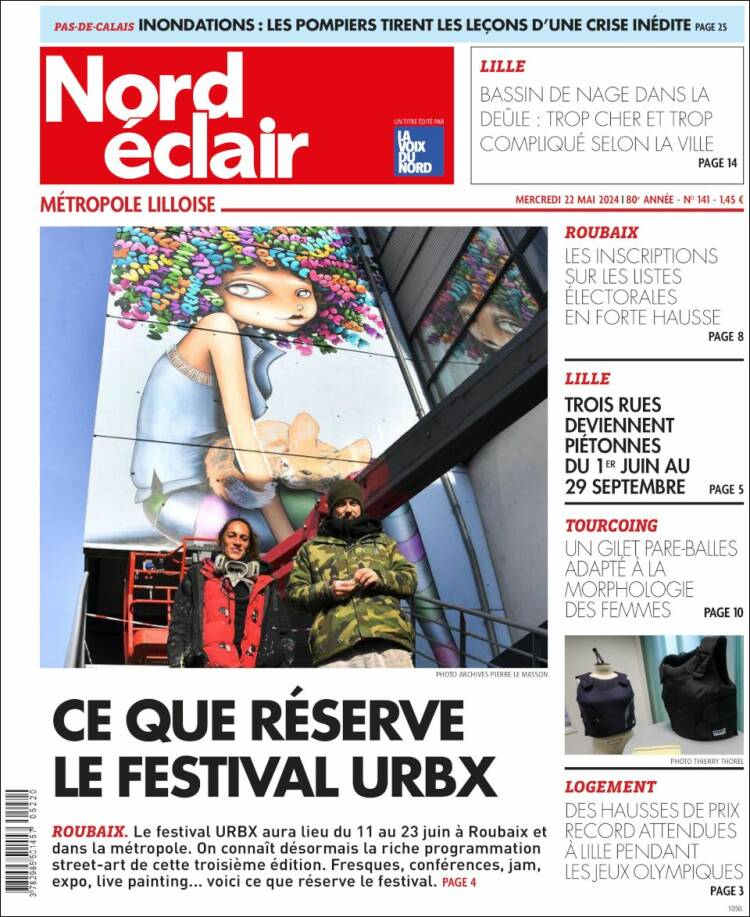 Portada de Nord Éclair (Francia)