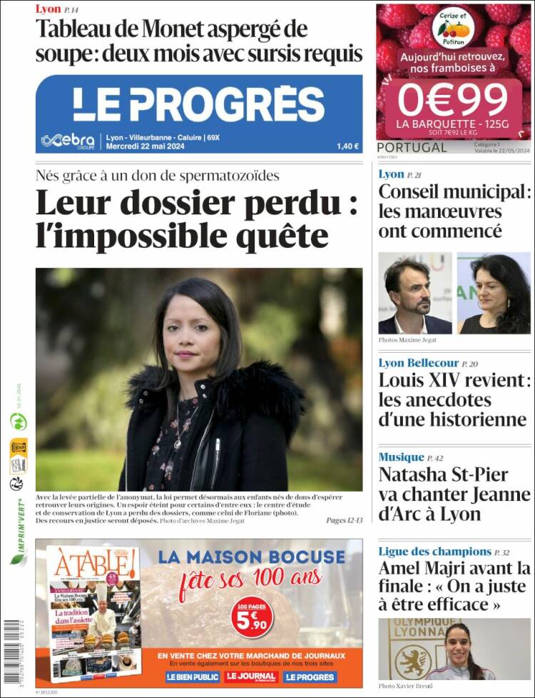 Portada de Progres de Fecamp (Francia)
