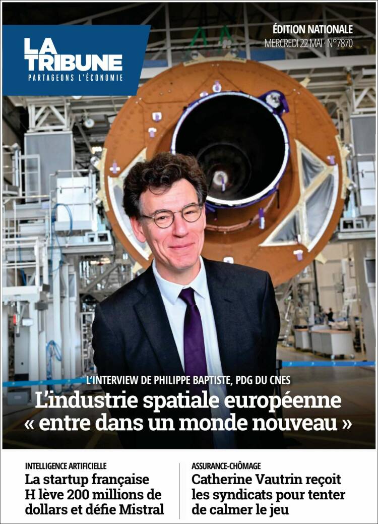 Portada de La Tribune (Francia)