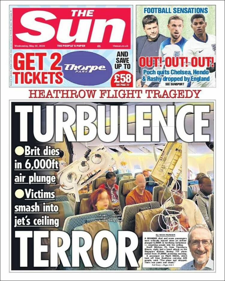Portada de The Sun (Reino Unido)