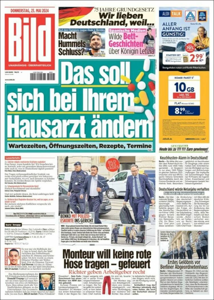 Portada de Bild (Alemania)