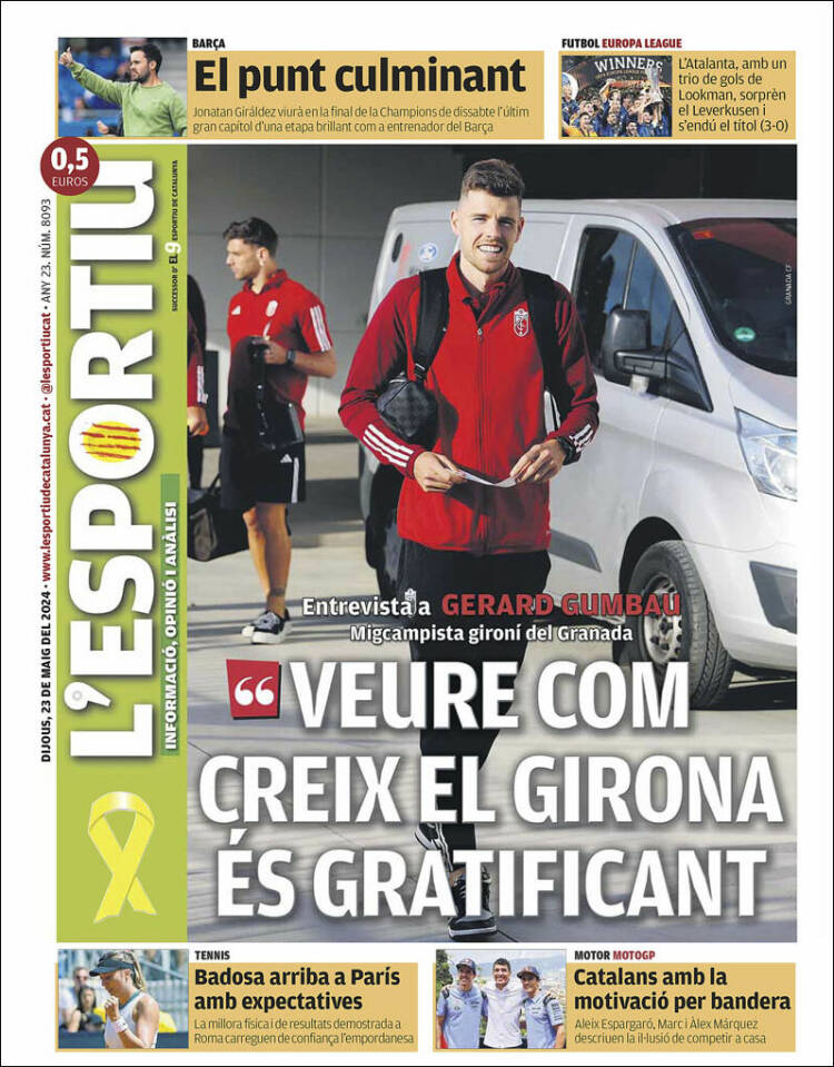 Portada de L'Esportiu : Girona (España)