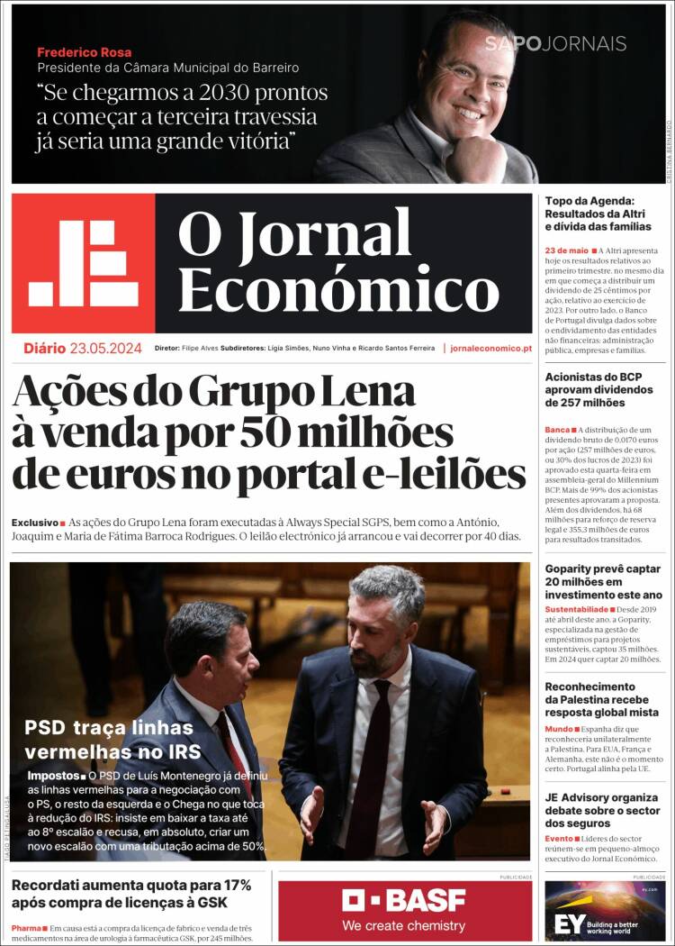 Portada de Oje (Portugal)