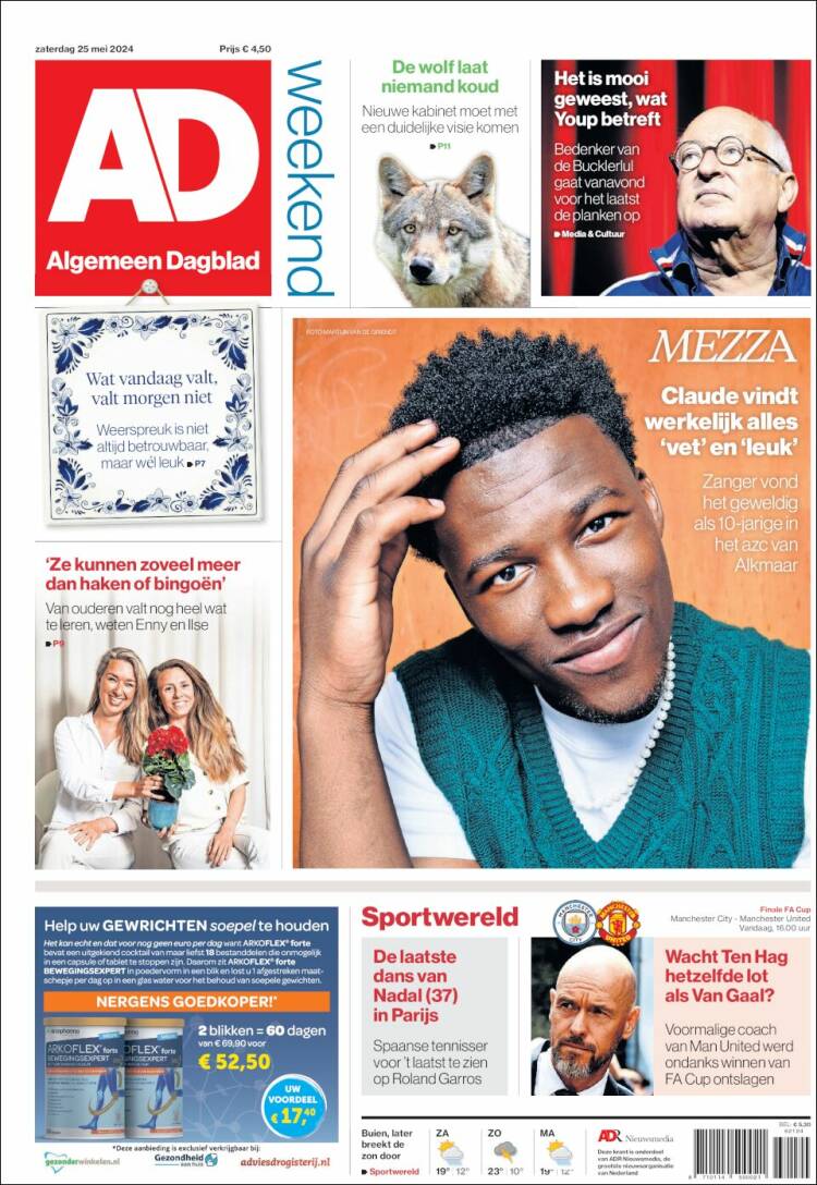 Portada de AD (Pa&iacute;ses Bajos)