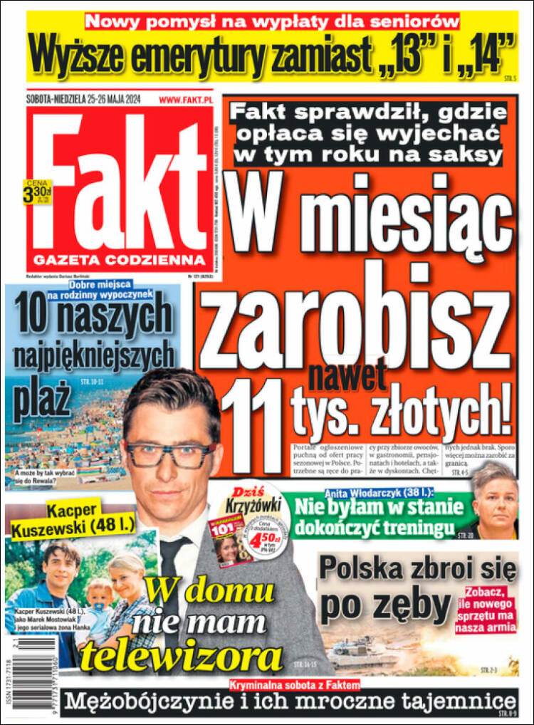 Portada de Fakt (Polonia)