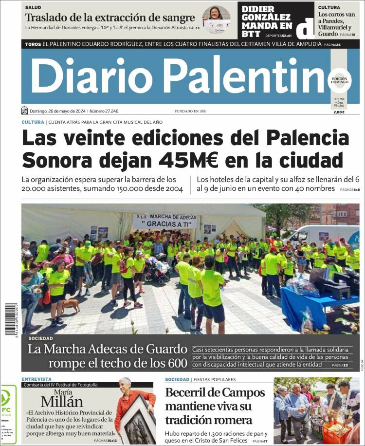 Portada de Diario Palentino (España)