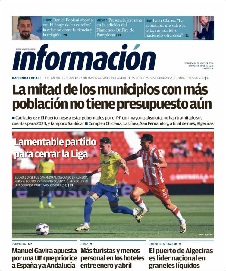Portada de Información - Cadiz (España)