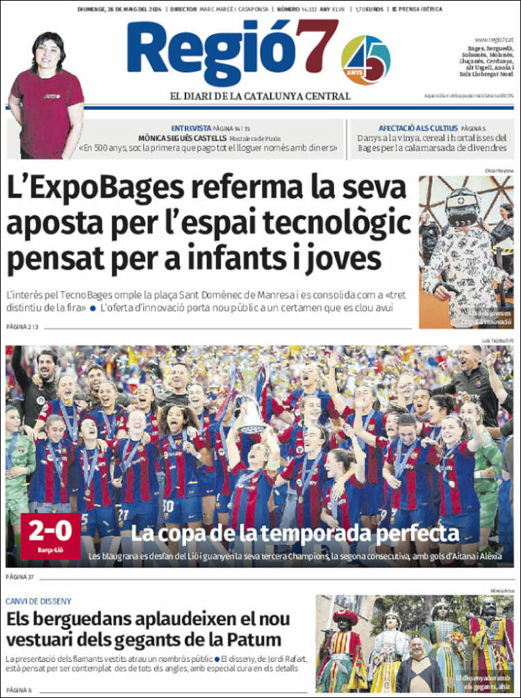 Portada de Regio7 (España)