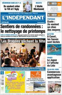 Portada de Le Indépendant (Francia)