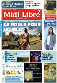 Portada de Midi Libre (Francia)