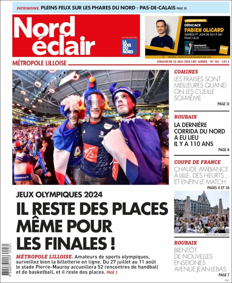 Portada de Nord Éclair (Francia)