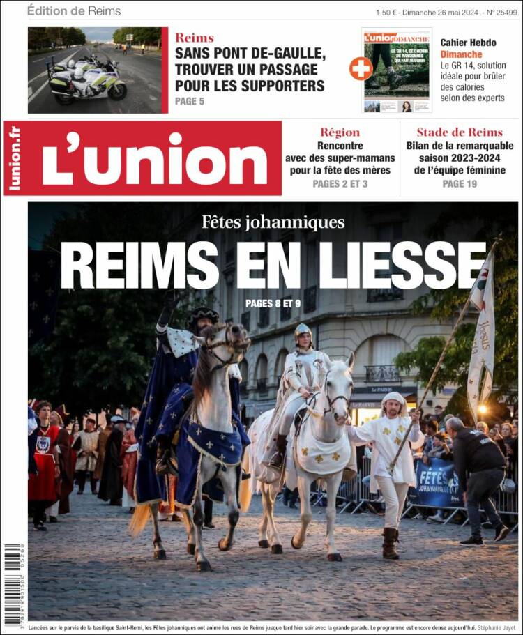 Portada de L'Union (Francia)