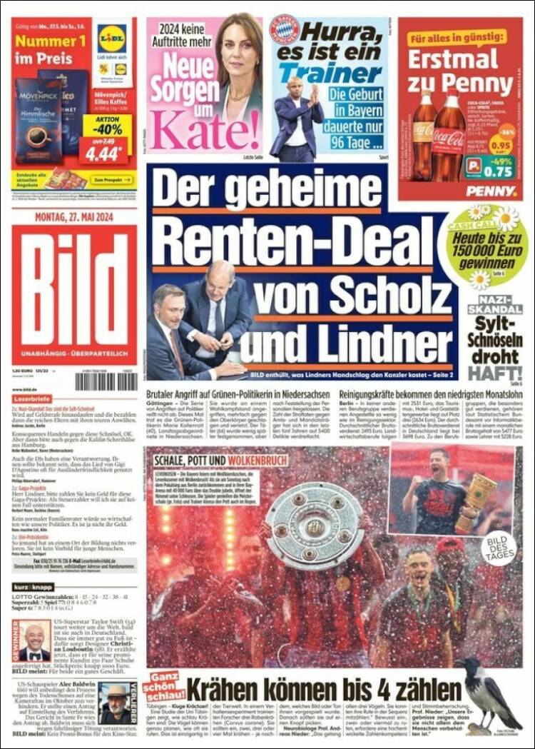 Portada de Bild (Alemania)