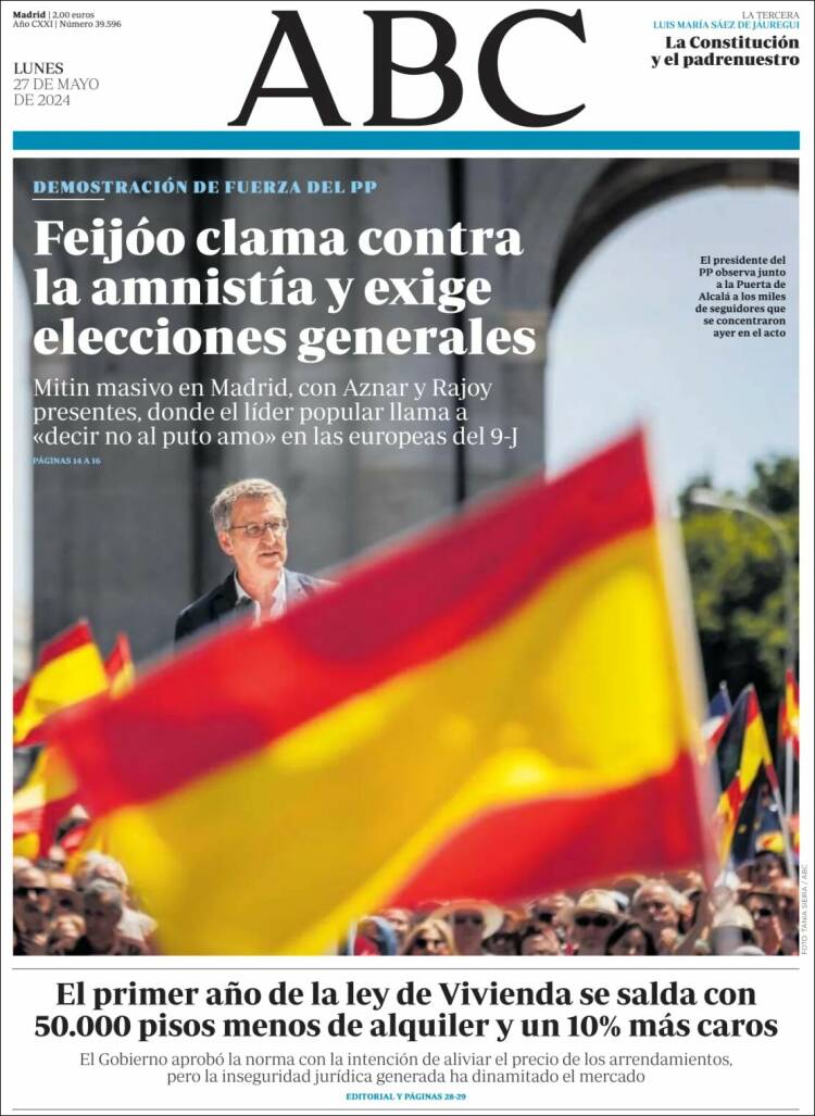 Portada de ABC (España)