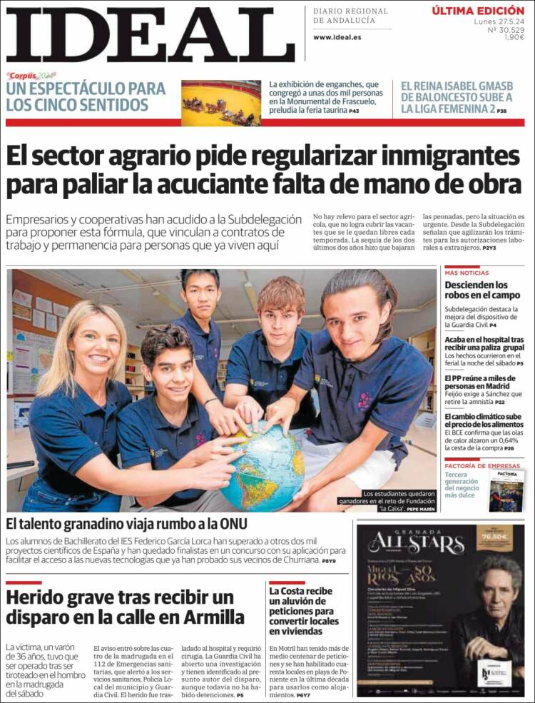 Portada de Ideal (España)