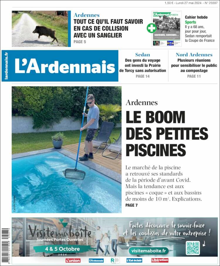 Portada de L'Ardenais (Francia)