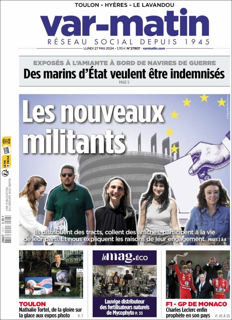 Portada de Var-Matin (Francia)