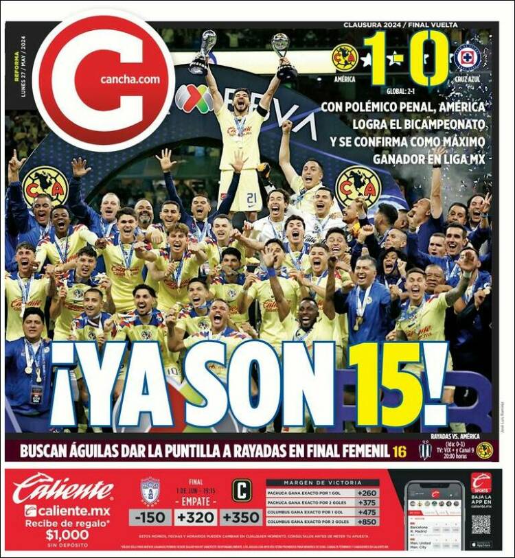 Portada de Cancha (México)
