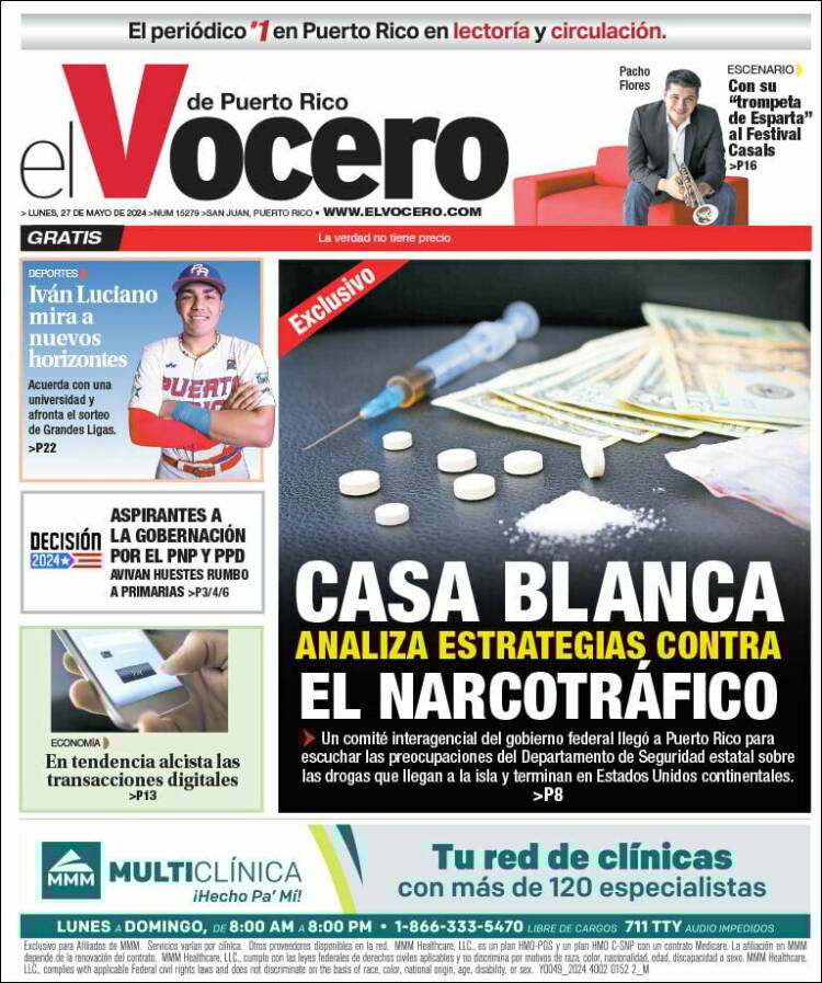 Portada de Vocero (Puerto Rico)