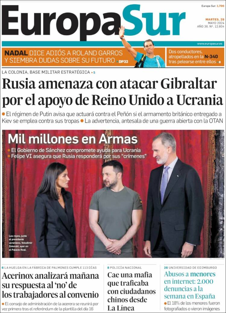 Portada de Europa Sur (Espa&ntilde;a)