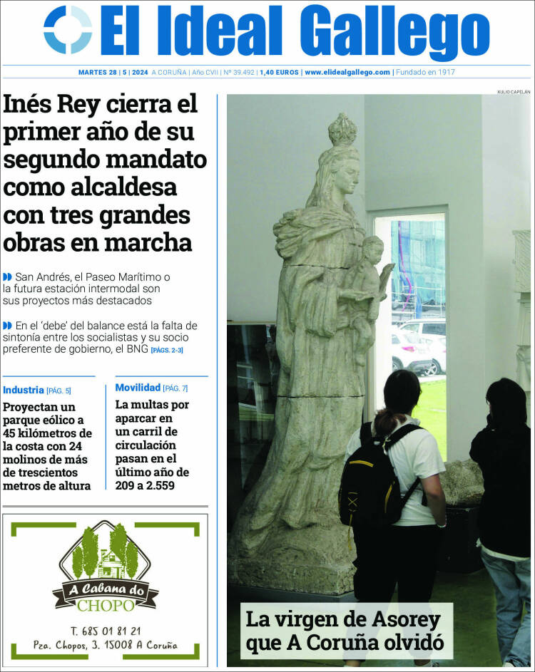 Portada de El Ideal Gallego (Espa&ntilde;a)