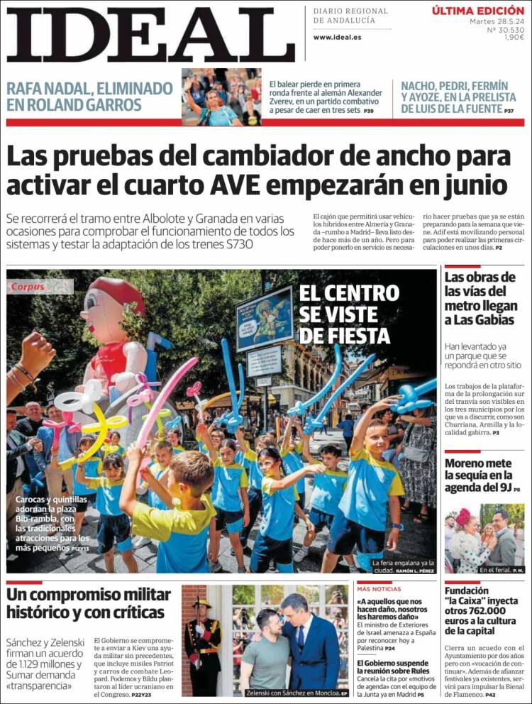 Portada de Ideal (Espa&ntilde;a)