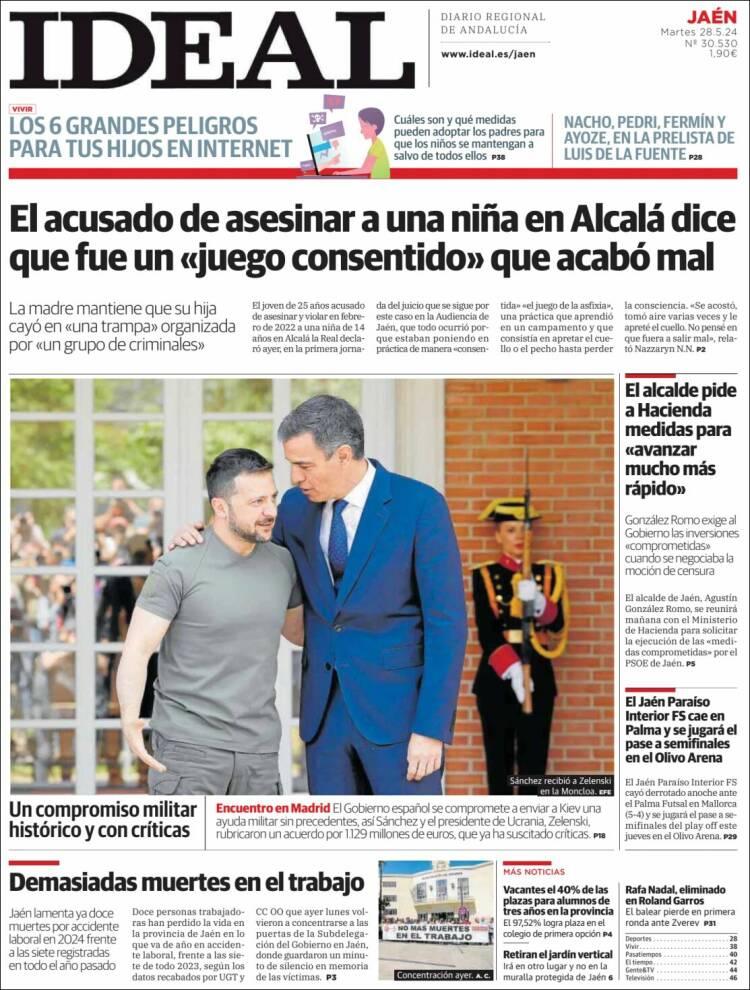 Portada de El Ideal de Jaén (Espa&ntilde;a)