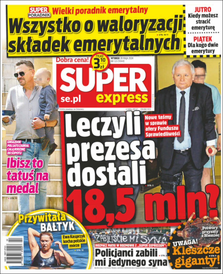 Portada de Super Express (Polonia)