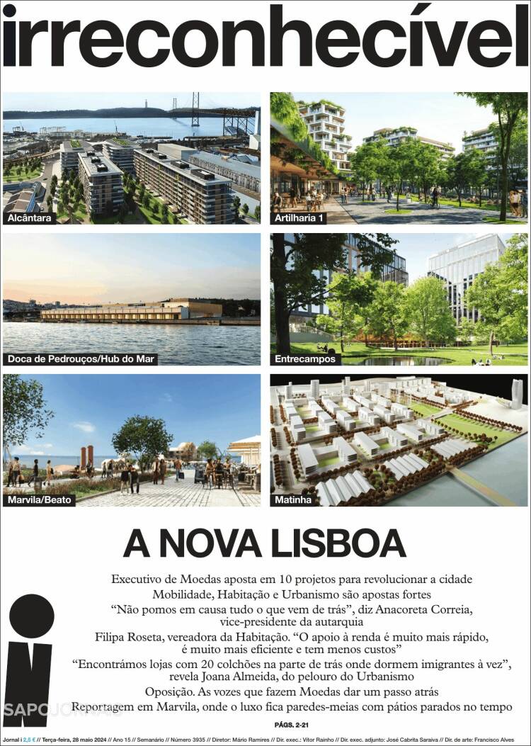 Portada de I - informação (Portugal)
