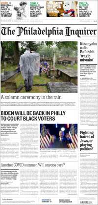 Portada de Philadelphia Inquirer (USA)