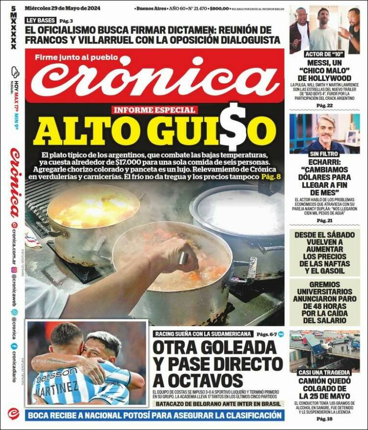 Portada de La Voz del Chaco (Argentina)