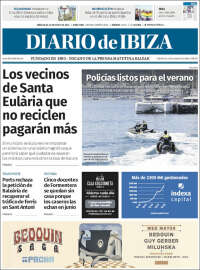 Portada de Diario de Ibiza (España)