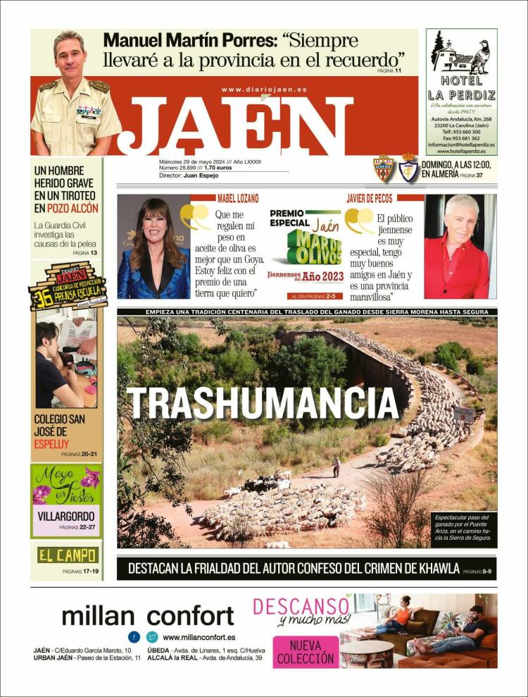Portada de Diario Jaén (España)