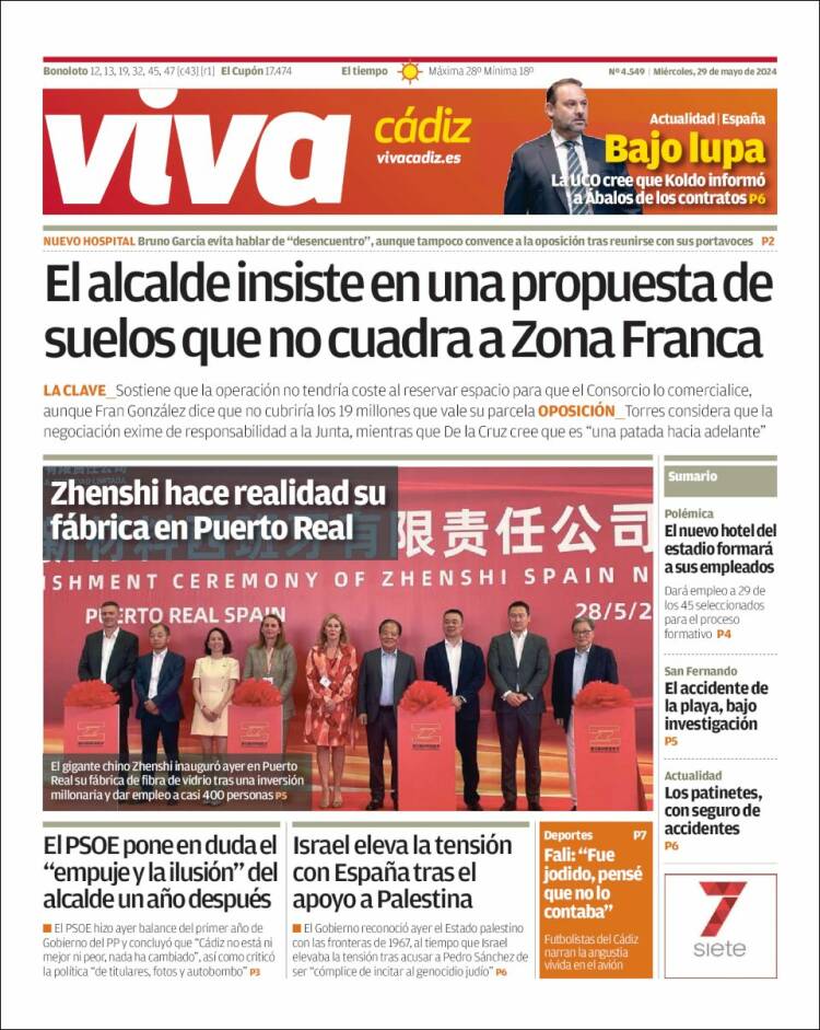 Portada de Información - Cadiz (España)