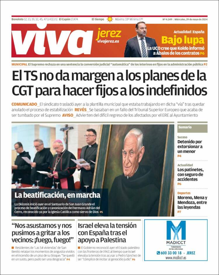 Portada de Información - Jerez (España)