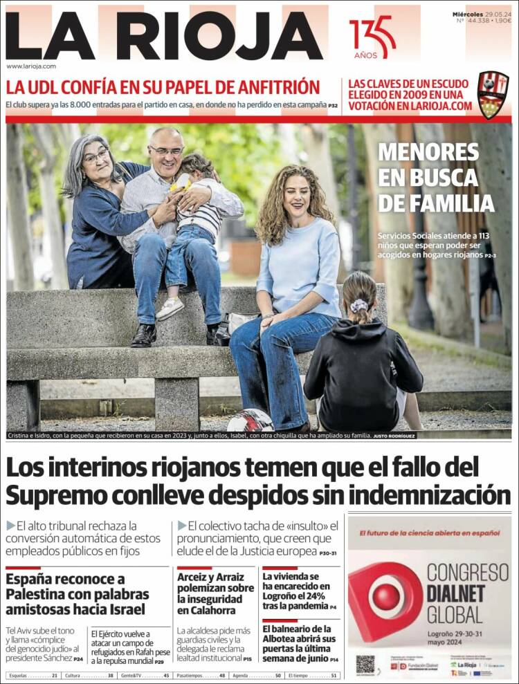 Portada de La Rioja (España)