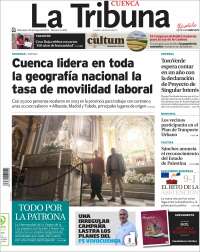 Portada de La Tribuna de Cuenca (Spain)