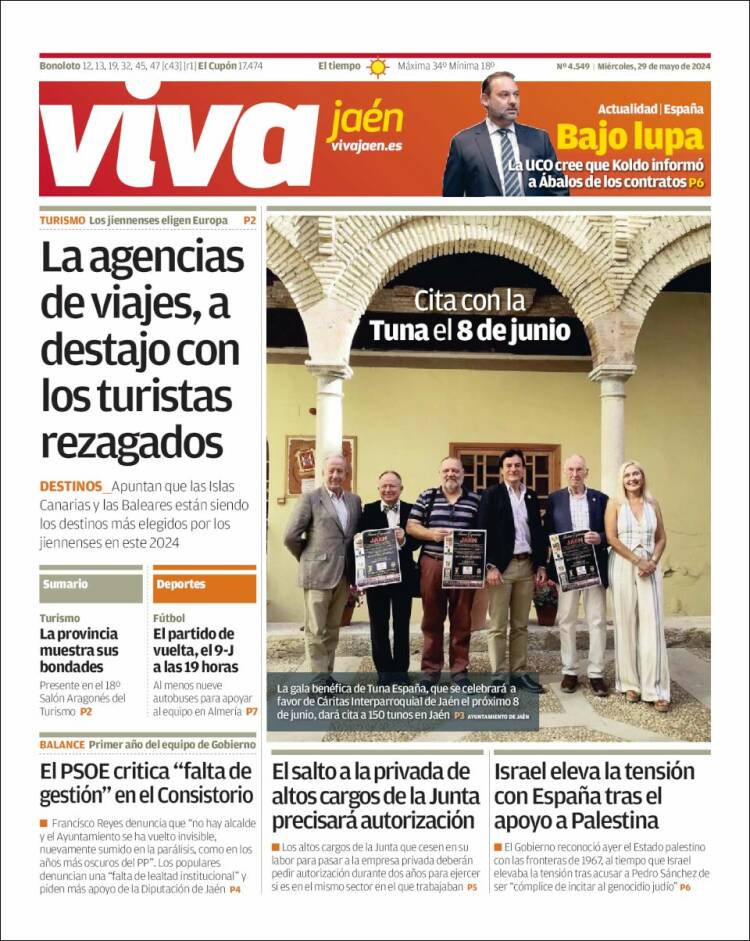 Portada de Viva Jaén (España)