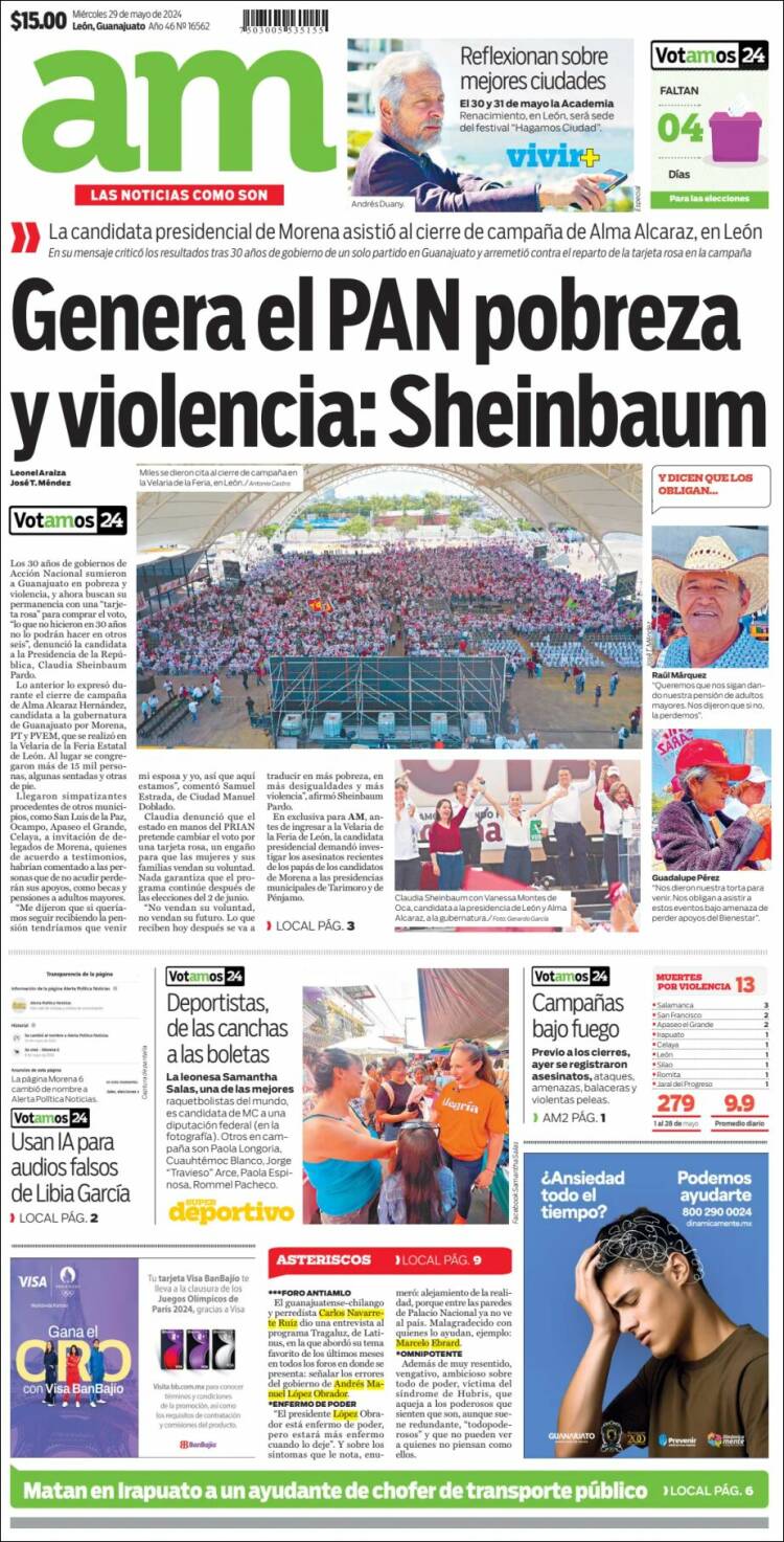 Portada de Al Día A.M. (M&eacute;xico)