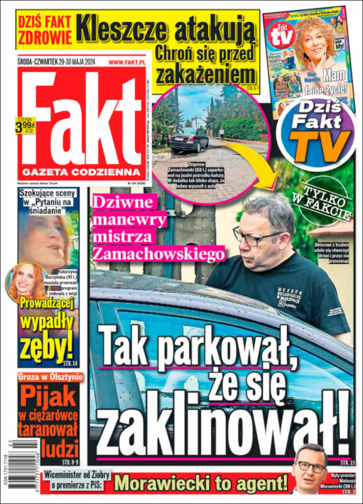 Portada de Fakt (Polonia)