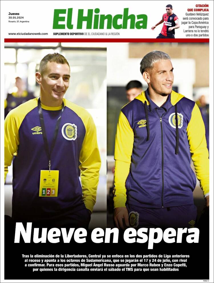 Portada de El Hincha (Argentina)