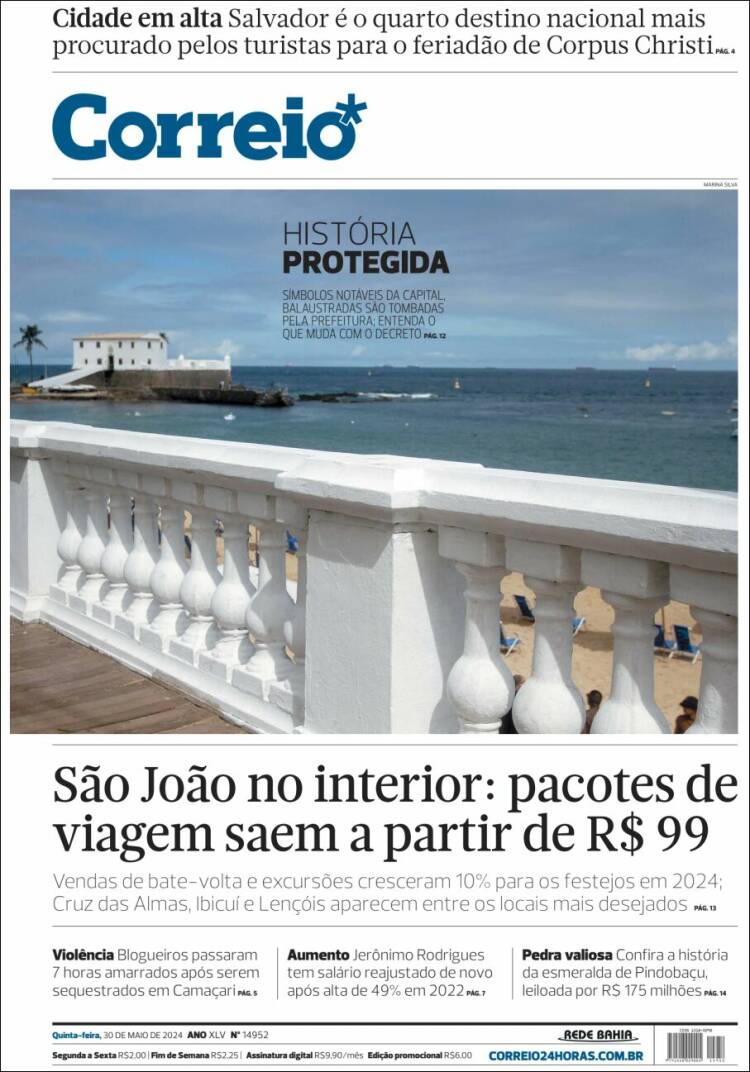 Portada de Correio* (Brasil)
